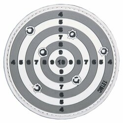 Nášivka TARGET grey velcro 3D PVC Nášivka TARGET grey velcro 3D PVC