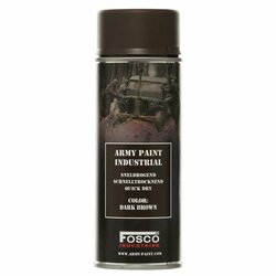 Vojenská barva ve spreji DARK BROWN 400ml Vojenská barva ve spreji DARK BROWN 400ml