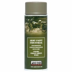 Vojenská barva ve spreji INDIAN GREEN WWII 400ml Vojenská barva ve spreji INDIAN GREEN WWII 400ml