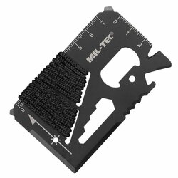 Karta na přežití s paracordem Mil-Tec Karta na přežití s paracordem Mil-Tec