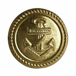 Knoflík NVA na nárameníky 16mm námořnictvo zlatý Knoflík NVA na nárameníky 16mm námořnictvo zlatý