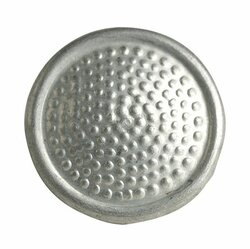 Knoflík NVA na nárameníky 16mm světle šedý Knoflík NVA na nárameníky 16mm světle šedý