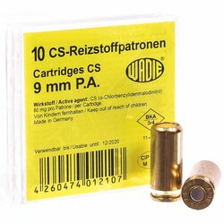Nábojka CS WADIE pistolová 9mm 10ks Nábojka CS WADIE pistolová 9mm 10ks