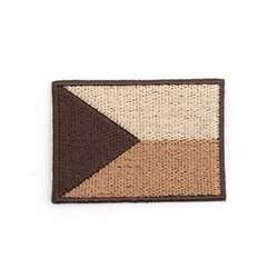 Nášivka vlajka ČR pouštní střední VELCRO Nášivka vlajka ČR pouštní střední VELCRO