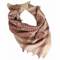 Šátek SHEMAGH béžovo/hnědý Šátek SHEMAGH béžovo/hnědý