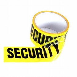Páska security žlutá zábrana Páska security žlutá zábrana