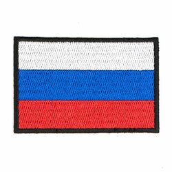 Nášivka vlajka Rusko VELCRO Nášivka vlajka Rusko VELCRO