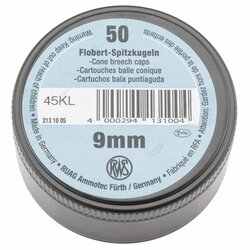 Flobertové náboje RWS cal. 9mm špička 50ks Flobertové náboje RWS cal. 9mm špička 50ks