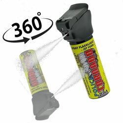 Obranný plyn TORNADO policie se svítilnou 360° Obranný plyn TORNADO policie se svítilnou 360°