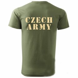 Triko s potiskem Czech Army Triko s potiskem Czech Army