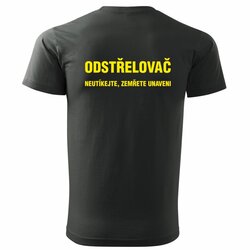 Triko s potiskem ODSTŘELOVAČ Triko s potiskem ODSTŘELOVAČ