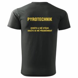 Triko s potiskem PYROTECHNIK Triko s potiskem PYROTECHNIK