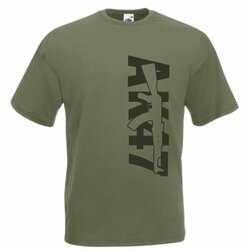 Triko s potiskem AK-47 black Triko s potiskem AK-47 black