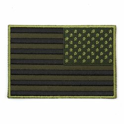 Nášivka vlajka USA bojová pravá VELCRO Nášivka vlajka USA bojová pravá VELCRO