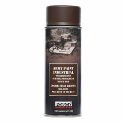 Vojenská barva ve spreji MUD BROWN 400ml Vojenská barva ve spreji MUD BROWN 400ml