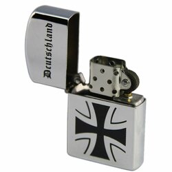 Zapalovač s potiskem Deutschland kříž Zapalovač s potiskem Deutschland kříž