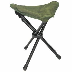 Skládací židle Trojnožka Olivová Skládací židle Trojnožka Olivová