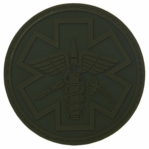 Nášivka PARA MEDIC velcro 3D PVC bojová