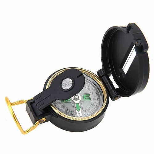 Kompas ARMY plastový černý