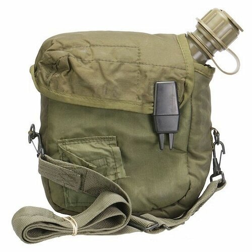 Polní láhev orig. U.S.ARMY hranatá 1.75l Olivová