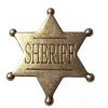 Odznak hvězda sheriff zlatá