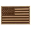 Nášivka vlajka USA velcro 3D PVC pouštní