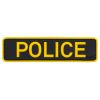 Nášivka POLICIE yellow velcro 3D PVC
