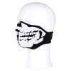 Maska obličejová SKULL 3D neopren černá