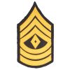 Nášivka hodnost US - nejvyšší seržant barevná