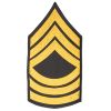 Nášivka hodnost US - hlavní seržant barevná