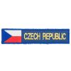 Nášivka plátek Czech Republic - modrý