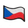 Nášivka - vlajka ČR barevná - vlající