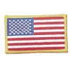 Vyšívaná vlajka - USA barevná - nažehlovací - 75x50mm