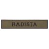 Nášivka funkce - RADISTA