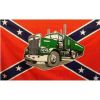 Vlajka Konfederace - kamion