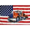 Vlajka USA - kamion
