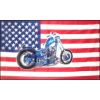Vlajka USA - motorka