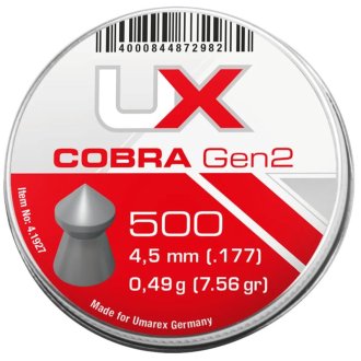 Diabolo UMAREX COBRA Gen2 cal.4,5mm 500ks