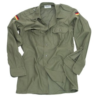 Košile Bundeswehr OLIV - použitá