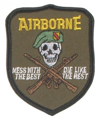 Nášivka U.S. Airborne pušky