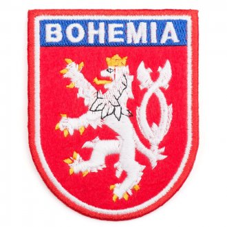 Nášivka Lev Bohemia nápis