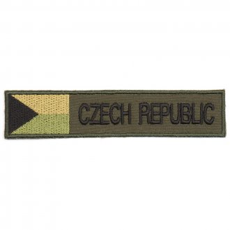 Nášivka plátek Czech Republic - bojový