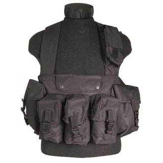 Nosný systém Chest Rig Mil-Tec ČERNÝ