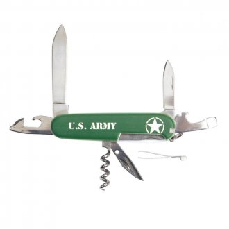 Nůž multi design US ARMY zelený