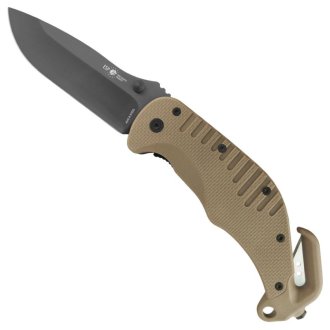 Nůž RESCUE ESP RKK-01 KHAKI rovné ostří
