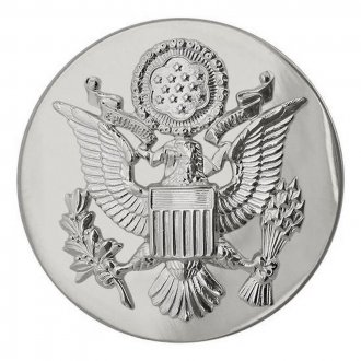 Odznak čepicový US ARMY orel stříbrný