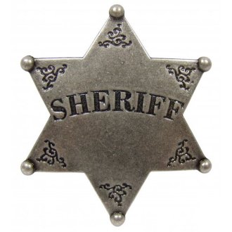 Odznak hvězda sheriff stříbrná