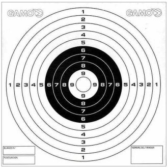 Terče pro vzduchovku GAMO 14x14cm  100ks