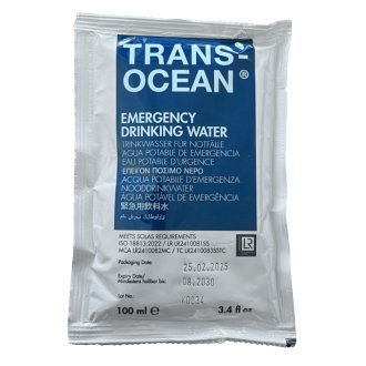 Balená voda Emergency TRANS-OCEAN 100ml