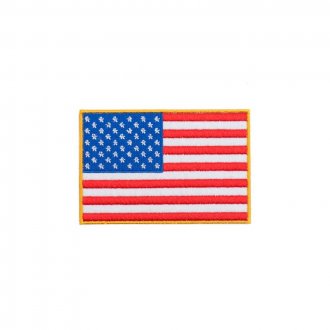 Nášivka - vlajka USA super mini VELCRO